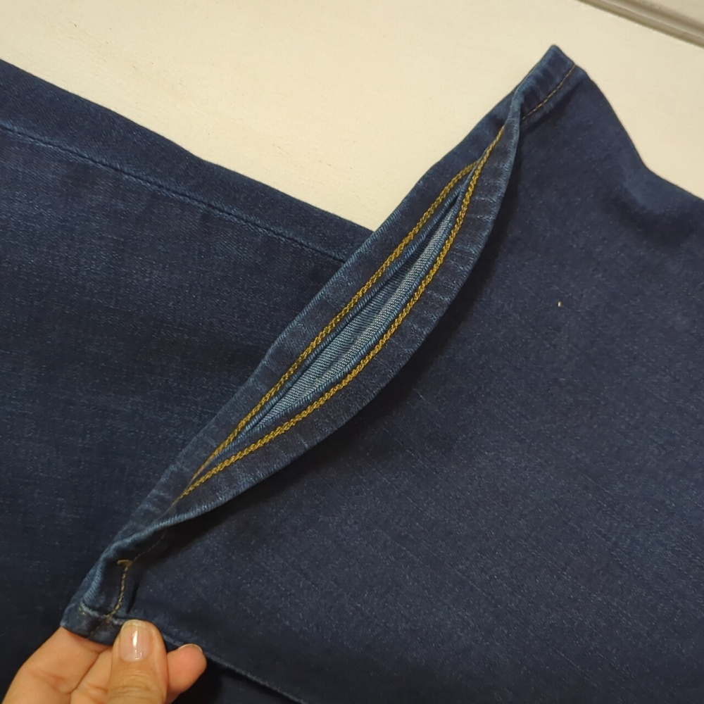 J.Crew factory Medium Blue Full Length Flare Jeans Size 27 - Picture 5 of 8